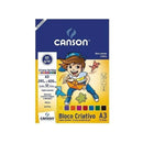 Bloco Colorido Criativo 80g - A3 Com 32 Folhas - Canson.