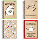 Caderno - 1 Matéria - Flork - 80 Fls - Jandaia.