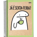 Caderno - 1 Matéria - Flork - 80 Fls - Jandaia.