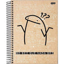 Caderno - 1 Matéria - Flork - 80 Fls - Jandaia.