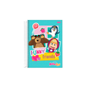 Caderno - 1 Matéria - Masha e o Urso - 80 Fls - Jandaia.