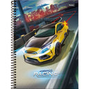 Caderno - 1/4 - Cross Raging - 80 Fls - Foroni