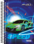 Caderno - 1 Matéria - Silver Tuning - 80 Fls - São Domingos.