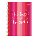 Caderno - 10 Matérias - Colegial - Pink Power - 160 Fls - Foroni.