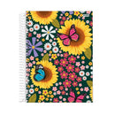 Caderno - 10 Matérias - Flower Power - 160 Fls - Jandaia.