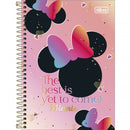 Caderno - 1/4 - Minnie Mouse - 80 Fls - Tilibra