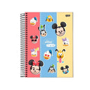 Caderno - 10 Matérias - Disney Emoji - 160 Fls - Jandaia.