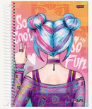 Caderno - 20 Matérias - It Girl - 400 Fls - Jandaia