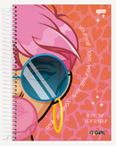 Caderno - 20 Matérias - It Girl - 400 Fls - Jandaia
