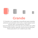 Caderno - Lets Glitter Ocean Blue - Grande - Caderno Inteligente