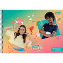 Caderno Cartografia e Desenho A Infância de Romeu e Julieta  - 80 Fls - Tilibra