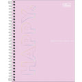 Caderno Colegial - 1 Matéria - Happy - 80 Fls - Tilibra