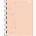 Caderno Colegial - 1 Matéria - Happy - 80 Fls - Tilibra