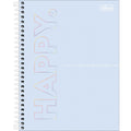 Caderno Colegial - 1 Matéria - Happy - 80 Fls - Tilibra