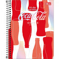 Caderno Espiral - Colegial - Coca-Cola 10 Matérias 160 Folhas - Tilibra