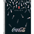 Caderno Espiral - Colegial - Coca-Cola 10 Matérias 160 Folhas - Tilibra