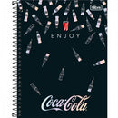 Caderno Espiral - Colegial - Coca-Cola 10 Matérias 160 Folhas - Tilibra