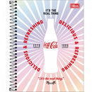 Caderno Espiral - Colegial - Coca-Cola 10 Matérias 160 Folhas - Tilibra