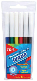 Caneta Hidrografica - Wave 06 Cores Tris