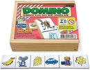 Dominó Associação De Idéias - 28 Peças Em MDF - Jottplay