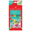 Ecolápis de Cor - Aquarelável - C/ 12 Cores - Faber-Castell