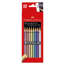 Ecolápis De Cor - C/10 Und - Metallic - Faber-Castell