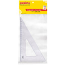 Esquadro Escolar - 60° - New Line - Waleu
