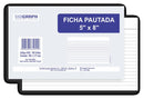 Ficha Pautada 5x8 - 100 Fls - Sidgraph FA