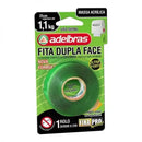 Fita Dupla Face Acrílica Fixa Pro - 24mm X 2m - Adelbras