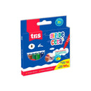 Giz De Cera 50g - 12 Cores - Tris