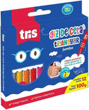 Giz De Cera Jumbo Triangular - 12 Cores - Tris