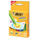 Giz de colorir - 12 Unidades - Bic Evolution