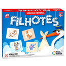 Jogo da Memória - Filhotes - 40 Peças - Pais e Filhos
