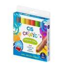 Lápis de Cera - Big - C/ Apontador - Criatic - 6 Cores - Cis