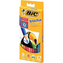 Lápis de Cor - Evolution - 12 Cores - Bic