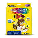 Lápis de Cor Big Triangular C/ 12 und - Acrilex