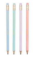 Lápis Grafite C/Borracha - Jumbo - Pastel Line - Molin