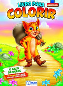 Livro para Colorir - Clássicos - O Gato de Botas  - Bicho Esperto