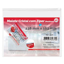 Malote Cristal C/ Zíper - Multiuso - 238x183mm - Dac