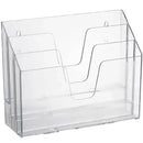 Organizador Triplo Office - 3 Compartimentos - Colorido - Waleu