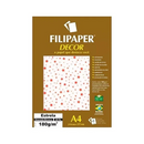 Papel Especial Decor Estrela - A4 180g 20Fls - Filipaper.