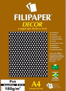 Papel Especial Decor Poá - A4 180g 20Fls - Filipaper.