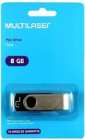 Pen Drive 8 GB - Twist USB - Multilaser