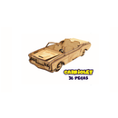 Quebra Cabeça - Carros 3D MDF - Aquarela