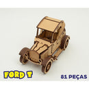 Quebra Cabeça - Carros 3D MDF - Aquarela