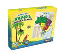 Quebra-Cabeça - Mapa do Brasil 30 peças - Aquarela Brinquedos