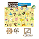 Quebra-Cabeça Alfabeto - 26 Peças - Pais & Filhos