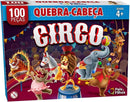 Quebra-Cabeça Circo - Com 100 Peças Cartonadas - Pais e Filhos