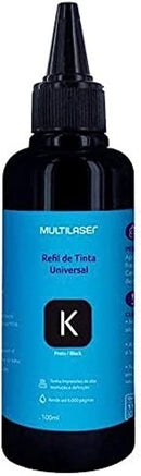 Refil de Tinta Universal - P/ Impressoras - 100ml - Multilaser