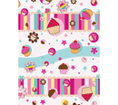 Saco de Presente - 35X53 - Cupcake - Gala